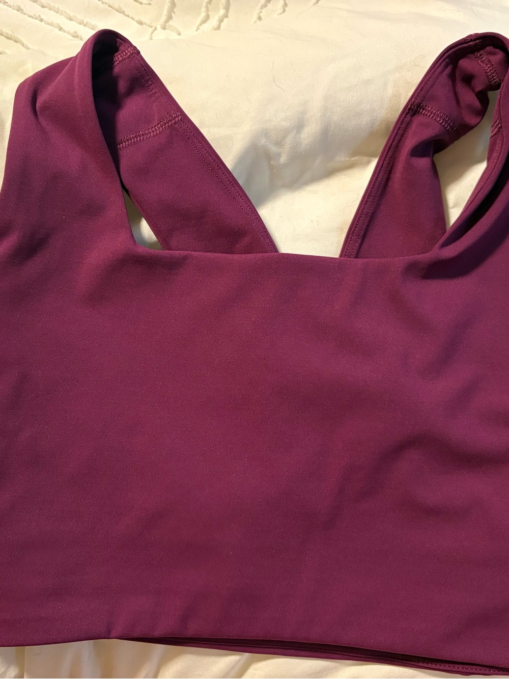 Free People Plum Stretch Sports Bra